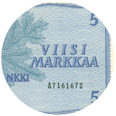 5 Markkaa 1963